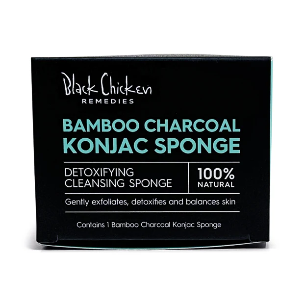 Bamboo Charcoal Konjac Sponge - Image 3